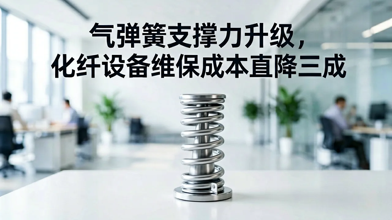 气弹簧支撑力升级,化纤设备维保成本直降三成